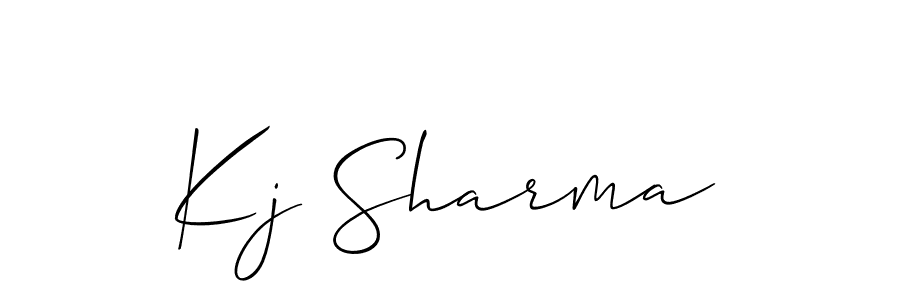 Make a beautiful signature design for name Kj Sharma. Use this online signature maker to create a handwritten signature for free. Kj Sharma signature style 2 images and pictures png