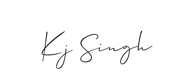 It looks lik you need a new signature style for name Kj Singh. Design unique handwritten (Allison_Script) signature with our free signature maker in just a few clicks. Kj Singh signature style 2 images and pictures png