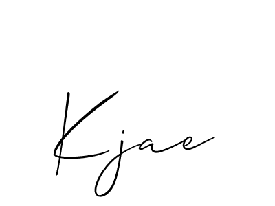 Best and Professional Signature Style for Kjae. Allison_Script Best Signature Style Collection. Kjae signature style 2 images and pictures png