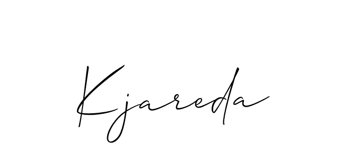 Make a short Kjareda signature style. Manage your documents anywhere anytime using Allison_Script. Create and add eSignatures, submit forms, share and send files easily. Kjareda signature style 2 images and pictures png