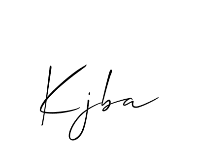 Also we have Kjba name is the best signature style. Create professional handwritten signature collection using Allison_Script autograph style. Kjba signature style 2 images and pictures png