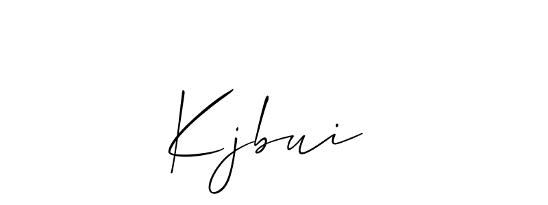 Create a beautiful signature design for name KjbuiṀ. With this signature (Allison_Script) fonts, you can make a handwritten signature for free. KjbuiṀ signature style 2 images and pictures png