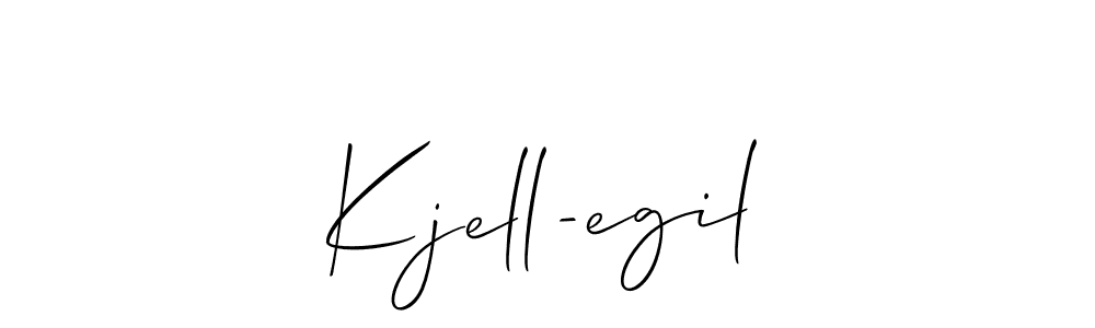 Also we have Kjell-egil name is the best signature style. Create professional handwritten signature collection using Allison_Script autograph style. Kjell-egil signature style 2 images and pictures png