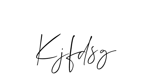 Make a beautiful signature design for name Kjfdsg. Use this online signature maker to create a handwritten signature for free. Kjfdsg signature style 2 images and pictures png