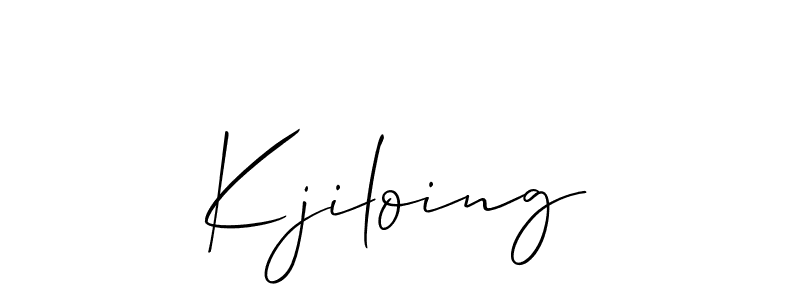 Make a beautiful signature design for name Kjiloing. Use this online signature maker to create a handwritten signature for free. Kjiloing signature style 2 images and pictures png