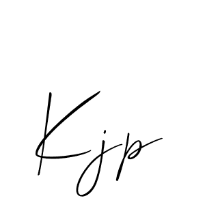 Once you've used our free online signature maker to create your best signature Allison_Script style, it's time to enjoy all of the benefits that Kjp name signing documents. Kjp signature style 2 images and pictures png