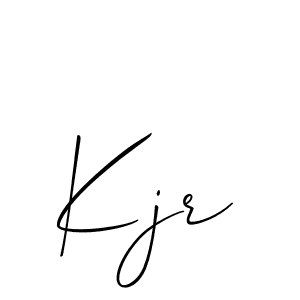 How to make Kjr name signature. Use Allison_Script style for creating short signs online. This is the latest handwritten sign. Kjr signature style 2 images and pictures png