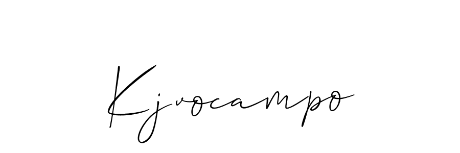 Kjvocampo stylish signature style. Best Handwritten Sign (Allison_Script) for my name. Handwritten Signature Collection Ideas for my name Kjvocampo. Kjvocampo signature style 2 images and pictures png