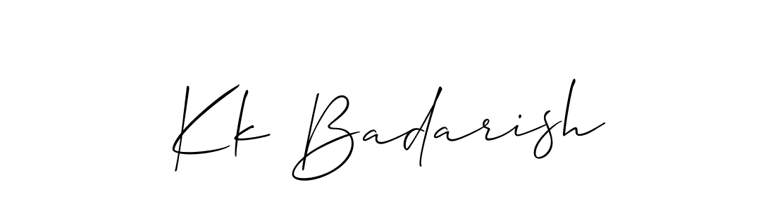 Check out images of Autograph of Kk Badarish name. Actor Kk Badarish Signature Style. Allison_Script is a professional sign style online. Kk Badarish signature style 2 images and pictures png
