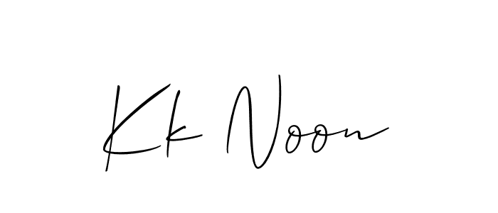 Check out images of Autograph of Kk Noon name. Actor Kk Noon Signature Style. Allison_Script is a professional sign style online. Kk Noon signature style 2 images and pictures png