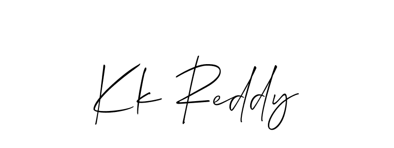 It looks lik you need a new signature style for name Kk Reddy. Design unique handwritten (Allison_Script) signature with our free signature maker in just a few clicks. Kk Reddy signature style 2 images and pictures png