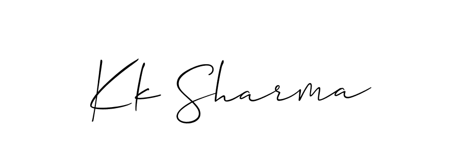 Make a beautiful signature design for name Kk Sharma. Use this online signature maker to create a handwritten signature for free. Kk Sharma signature style 2 images and pictures png