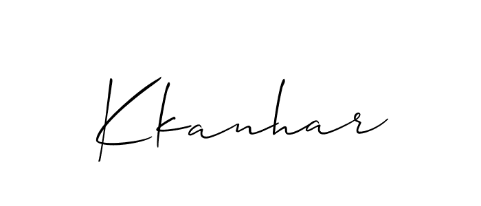 Make a short Kkanhar signature style. Manage your documents anywhere anytime using Allison_Script. Create and add eSignatures, submit forms, share and send files easily. Kkanhar signature style 2 images and pictures png