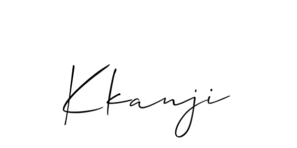 Kkanji stylish signature style. Best Handwritten Sign (Allison_Script) for my name. Handwritten Signature Collection Ideas for my name Kkanji. Kkanji signature style 2 images and pictures png