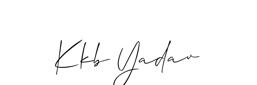 Here are the top 10 professional signature styles for the name Kkb Yadav. These are the best autograph styles you can use for your name. Kkb Yadav signature style 2 images and pictures png