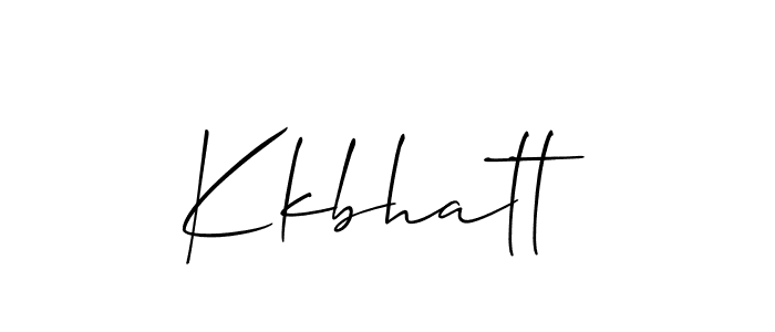 The best way (Allison_Script) to make a short signature is to pick only two or three words in your name. The name Kkbhatt include a total of six letters. For converting this name. Kkbhatt signature style 2 images and pictures png