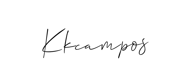 You should practise on your own different ways (Allison_Script) to write your name (Kkcampos) in signature. don't let someone else do it for you. Kkcampos signature style 2 images and pictures png