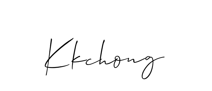 Make a beautiful signature design for name Kkchong. Use this online signature maker to create a handwritten signature for free. Kkchong signature style 2 images and pictures png