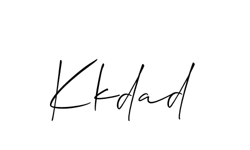 Once you've used our free online signature maker to create your best signature Allison_Script style, it's time to enjoy all of the benefits that Kkdad name signing documents. Kkdad signature style 2 images and pictures png