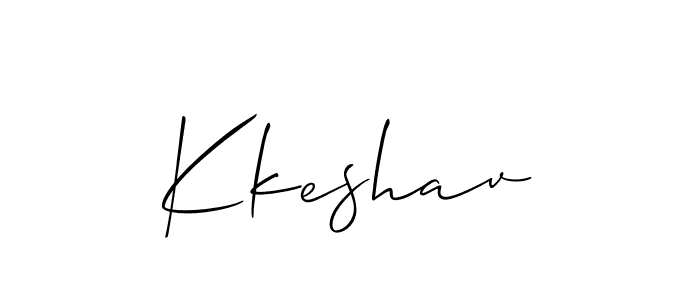 Allison_Script is a professional signature style that is perfect for those who want to add a touch of class to their signature. It is also a great choice for those who want to make their signature more unique. Get Kkeshav name to fancy signature for free. Kkeshav signature style 2 images and pictures png