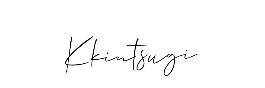 Make a beautiful signature design for name Kkintsugi. With this signature (Allison_Script) style, you can create a handwritten signature for free. Kkintsugi signature style 2 images and pictures png