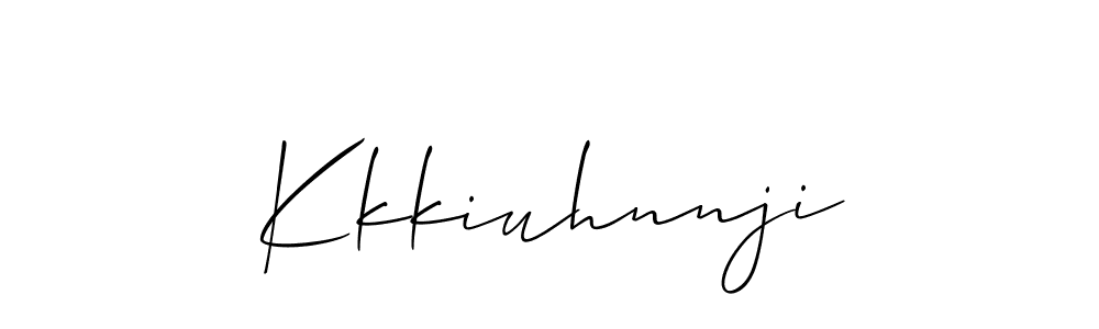 You can use this online signature creator to create a handwritten signature for the name Kkkiuhnnji. This is the best online autograph maker. Kkkiuhnnji signature style 2 images and pictures png