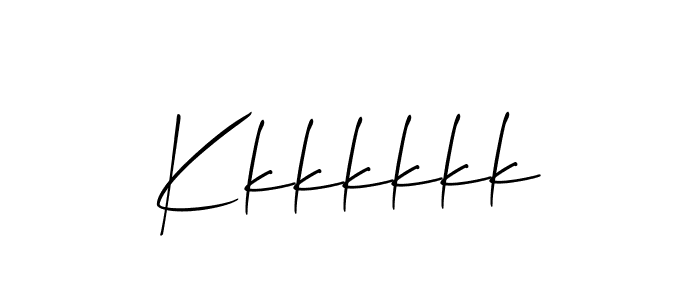 How to Draw Kkkkkkk signature style? Allison_Script is a latest design signature styles for name Kkkkkkk. Kkkkkkk signature style 2 images and pictures png