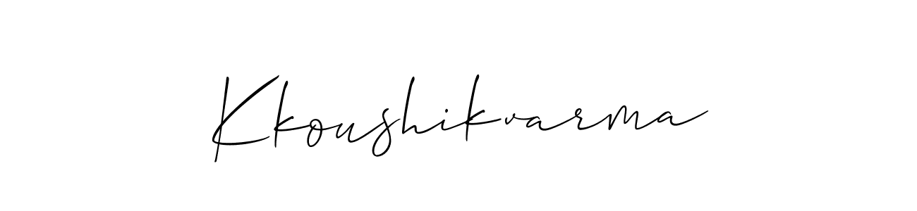 This is the best signature style for the Kkoushikvarma name. Also you like these signature font (Allison_Script). Mix name signature. Kkoushikvarma signature style 2 images and pictures png