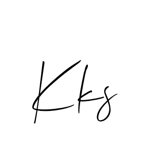 Make a short Kks signature style. Manage your documents anywhere anytime using Allison_Script. Create and add eSignatures, submit forms, share and send files easily. Kks signature style 2 images and pictures png