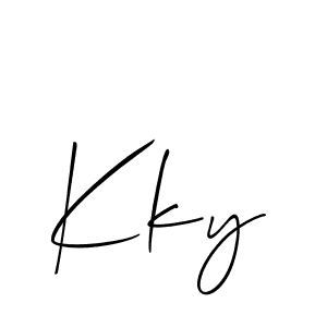 Once you've used our free online signature maker to create your best signature Allison_Script style, it's time to enjoy all of the benefits that Kky name signing documents. Kky signature style 2 images and pictures png