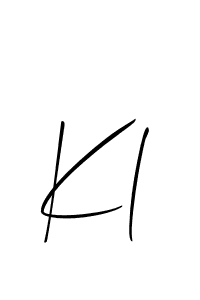 Make a beautiful signature design for name Kl. Use this online signature maker to create a handwritten signature for free. Kl signature style 2 images and pictures png