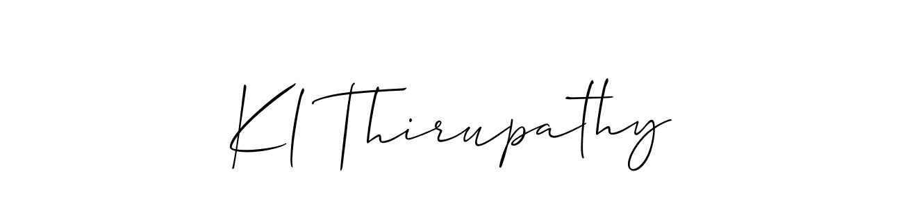 See photos of Kl Thirupathy official signature by Spectra . Check more albums & portfolios. Read reviews & check more about Allison_Script font. Kl Thirupathy signature style 2 images and pictures png