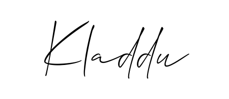 Make a short Kladdu signature style. Manage your documents anywhere anytime using Allison_Script. Create and add eSignatures, submit forms, share and send files easily. Kladdu signature style 2 images and pictures png
