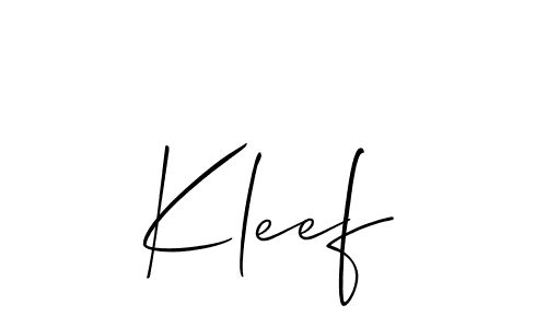 Similarly Allison_Script is the best handwritten signature design. Signature creator online .You can use it as an online autograph creator for name Kleef. Kleef signature style 2 images and pictures png