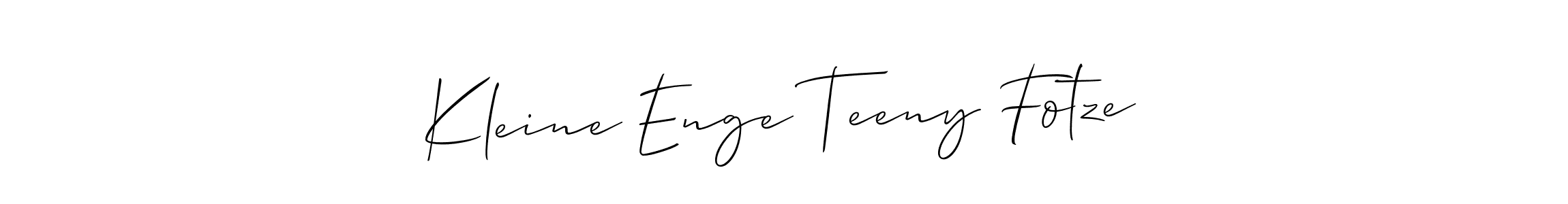 It looks lik you need a new signature style for name Kleine Enge Teeny Fotze. Design unique handwritten (Allison_Script) signature with our free signature maker in just a few clicks. Kleine Enge Teeny Fotze signature style 2 images and pictures png