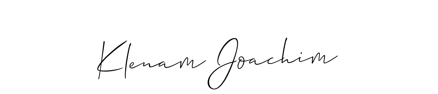 Make a beautiful signature design for name Klenam Joachim. Use this online signature maker to create a handwritten signature for free. Klenam Joachim signature style 2 images and pictures png