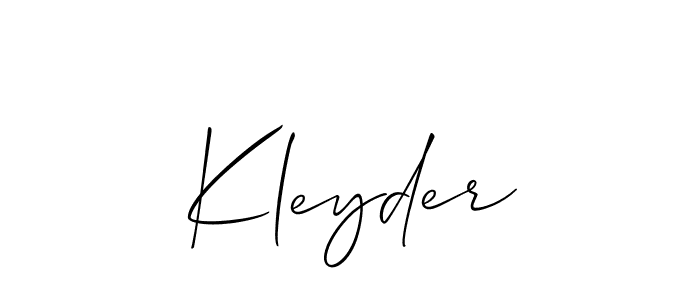 Once you've used our free online signature maker to create your best signature Allison_Script style, it's time to enjoy all of the benefits that Kleyder name signing documents. Kleyder signature style 2 images and pictures png