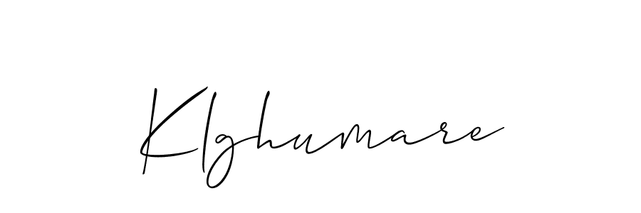 Also You can easily find your signature by using the search form. We will create Klghumare name handwritten signature images for you free of cost using Allison_Script sign style. Klghumare signature style 2 images and pictures png