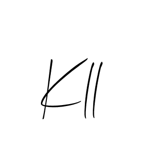 Similarly Allison_Script is the best handwritten signature design. Signature creator online .You can use it as an online autograph creator for name Kll. Kll signature style 2 images and pictures png