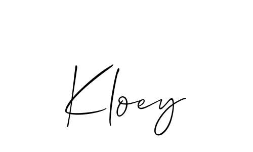 if you are searching for the best signature style for your name Kloey. so please give up your signature search. here we have designed multiple signature styles  using Allison_Script. Kloey signature style 2 images and pictures png