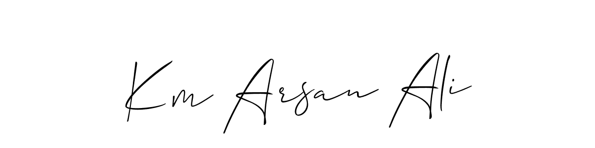 Once you've used our free online signature maker to create your best signature Allison_Script style, it's time to enjoy all of the benefits that Km Arsan Ali name signing documents. Km Arsan Ali signature style 2 images and pictures png