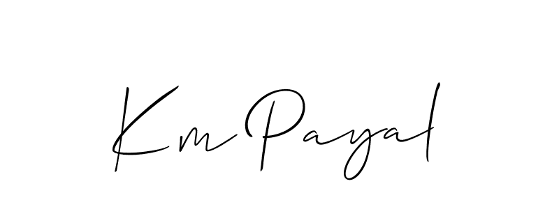 Once you've used our free online signature maker to create your best signature Allison_Script style, it's time to enjoy all of the benefits that Km Payal name signing documents. Km Payal signature style 2 images and pictures png