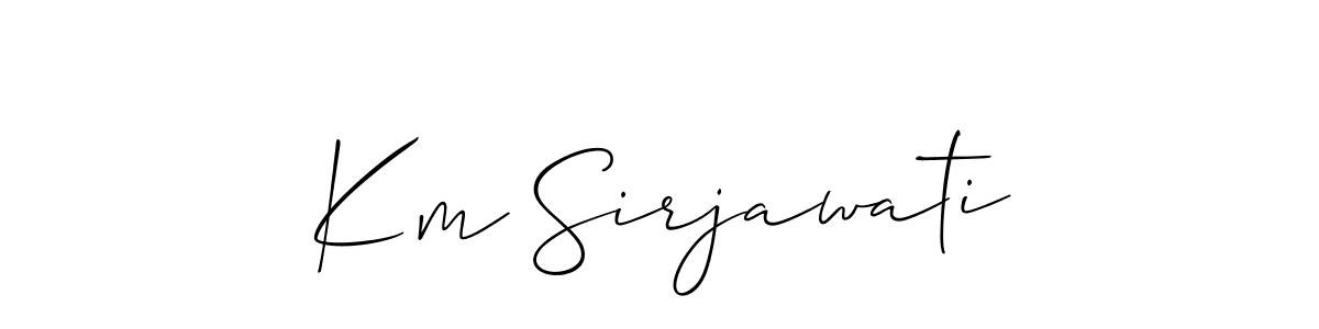 You can use this online signature creator to create a handwritten signature for the name Km Sirjawati. This is the best online autograph maker. Km Sirjawati signature style 2 images and pictures png