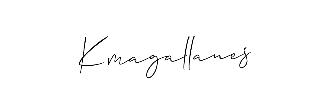 Similarly Allison_Script is the best handwritten signature design. Signature creator online .You can use it as an online autograph creator for name Kmagallanes. Kmagallanes signature style 2 images and pictures png