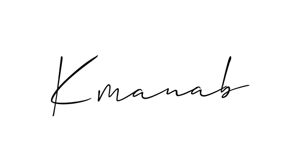 Make a beautiful signature design for name Kmanab. Use this online signature maker to create a handwritten signature for free. Kmanab signature style 2 images and pictures png
