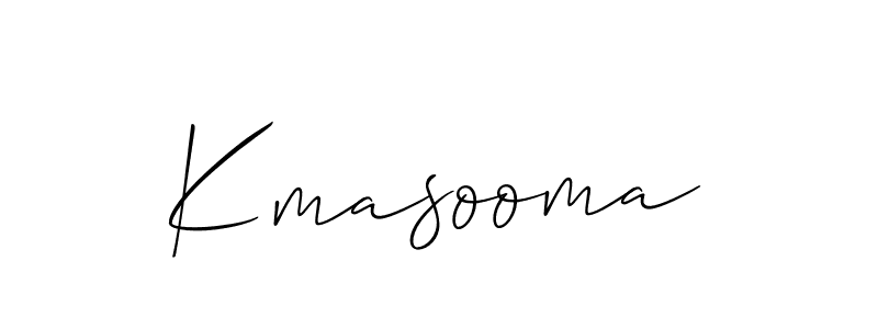 Best and Professional Signature Style for Kmasooma. Allison_Script Best Signature Style Collection. Kmasooma signature style 2 images and pictures png