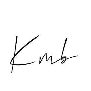 Once you've used our free online signature maker to create your best signature Allison_Script style, it's time to enjoy all of the benefits that Kmb name signing documents. Kmb signature style 2 images and pictures png