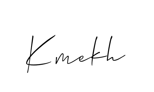 Kmekh stylish signature style. Best Handwritten Sign (Allison_Script) for my name. Handwritten Signature Collection Ideas for my name Kmekh. Kmekh signature style 2 images and pictures png