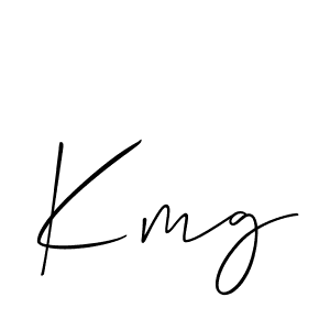 You should practise on your own different ways (Allison_Script) to write your name (Kmg) in signature. don't let someone else do it for you. Kmg signature style 2 images and pictures png