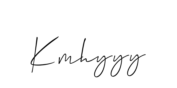 It looks lik you need a new signature style for name Kmhyyy. Design unique handwritten (Allison_Script) signature with our free signature maker in just a few clicks. Kmhyyy signature style 2 images and pictures png